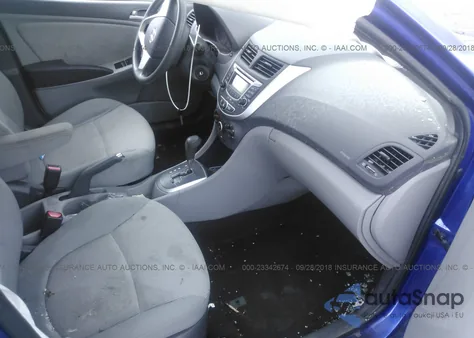 2012 Hyundai Accent Gls from USA, damaged, VIN KMHCT4AE8CU233719